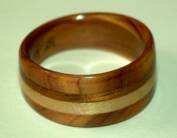 juniper heartwood with koa and maple bands 