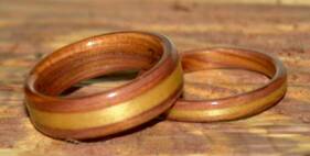 wooden wedding rings 1