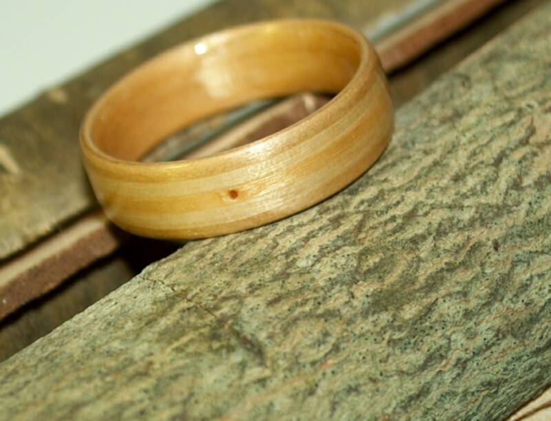 Create a ring from your own woods