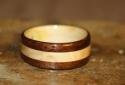 Walnut and Maple wood ring