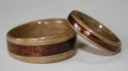 Bamboo Rings from Touch Wood Rings