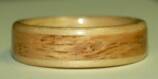 inlaid oak wood ring