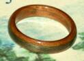 Eucalyptus Ring with Greyed Maple band