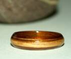 koa and zebra wood ring