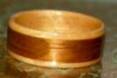 maple and koa wood ring