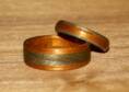 koa and greyed maple rings