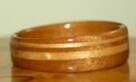 Cherry Ring with Ash and Maple bands  Gallery Ac