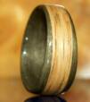 Greyed maple with oak (knot) inset band  Gallery Az