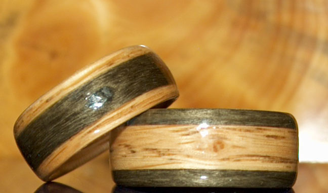 men's wooden commitment rings