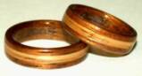 Koa and Oak Wood Rings  Gallery Ab