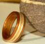 Koa Wood Engagement Ring with Birch & Zebra Wood Bands  Gallery Ai