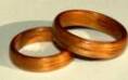 wood wedding bands