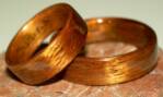 classic koa wood rings