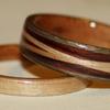 Cherry, Ash and Rosewood Touch Wood Rings