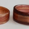 Black Walnut, Golden Koa and Juniper heartwood Rings.