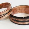Crossed spiral designs with Golden Hawaiian Koa and African Blackwood.