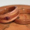 Juniper heartwood with featured knot and a classic Rosewood band.