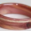 Similkameen Juniper Heartwood Ring with birch inlay