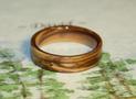 Bethlehem olive wood ring 