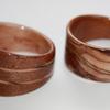 Ancient KAURI, Bethlehem Olive Wood and Birds Eye Maple wood ring