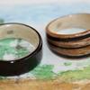 Blackwood, Golden Koa and WILLOW wood rings.  Both rings have WILLOW liners.
