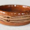 Tapered CHERRY wood ring with an Oak Double Knot inlay