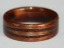 Wooden wedding rings from Touch Wood Rings