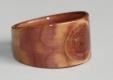 Juniper heartwood ring with featured knot
