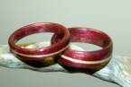 Purpleheart wood rings ~ the spiritual wood for rings