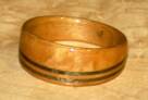 Birds Eye Maple with offset greyed maple bands   Gallery U