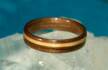 walnut and maple wood ring