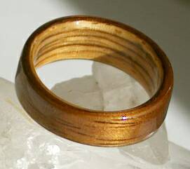 his wood wedding ring