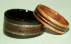 custom made wooden rings