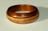 Koa and Zebra Wood ring